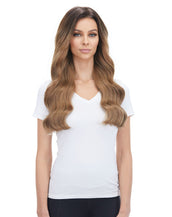 Bellissima 220g 22'' Ash Brown (8) Natural Clip-In Hair Extensions