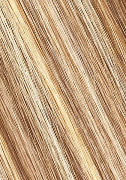 BELLAMI Silk Seam 55g 22" Volumizing Weft Ash Bronde (H21/60/16) Highlight Clip-In Hair Extension