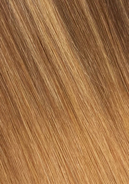 BELLAMI Silk Seam 240g 22" Ash Bronde/Strawberry Blonde (21/27) Ombre Clip-In Hair Extensions