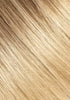 BELLAMI Silk Seam 240g 22" Ash Brown/Honey Blonde (8/20/24/60) Rooted Clip-In Hair Extensions