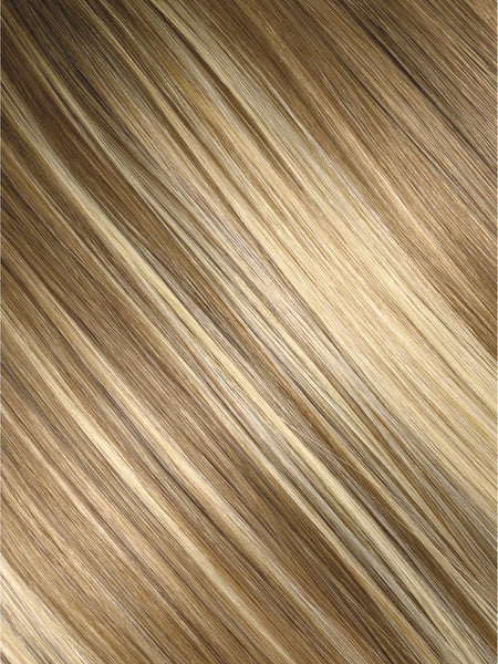 BELLAMI Professional Silk Seam™ | 360g 26" Caramel Latte Rooted Highlight Hair Extensions
