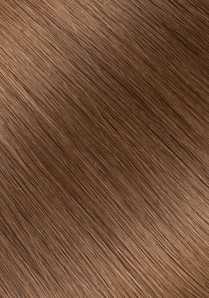 BELLAMI Silk Seam 60g 24" Volumizing Weft Chestnut Brown (6) Natural Clip-In Hair Extension