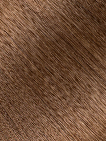 BELLAMI Professional Flex Weft | 22" 160g Chestnut Brown (#6) Natural Hair Extensions