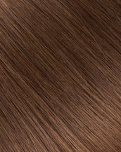 BELLAMI Silk Seam 180g 20" Chocolate Brown (4) Natural Clip-In Hair Extensions