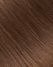 BELLAMI Silk Seam 360g 26" Chocolate Brown (4) Natural Clip-In Hair Extensions