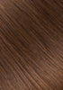 BELLAMI Silk Seam 140g 16" Chocolate Brown (4) Natural Clip-In Hair Extensions