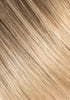 BELLAMI Silk Seam 140g 16" Cool Brown/Butter Blonde (17/P10/16/60) Rooted Clip-In Hair Extensions