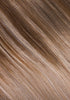 BELLAMI Professional Silk Seam | 55g 22" Volumizing Weft Cool Brown/Dirty Blonde (17/18) Balayage Clip-In Hair Extension