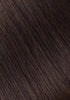 BELLAMI Professional Silk Seam™ | 240g 22" Dark Brown (2) Natural Clip-In Hair Extensions