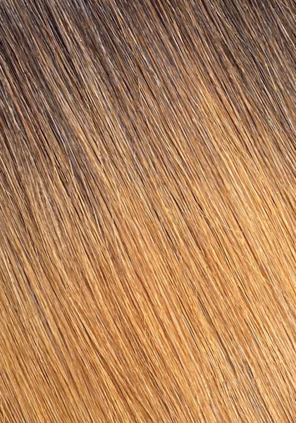 BELLAMI Silk Seam 240g 22" Dark Brown/Ash Brown (2/8) Marble Blend Clip-In Hair Extensions
