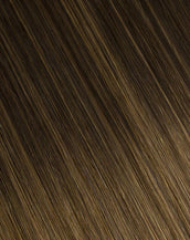 BELLAMI Silk Seam 55g 22" Volumizing Weft Dark Brown/Chestnut Brown (2/6) Clip-In Hair Extension