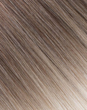 BELLAMI Professional Flex Weft 16" 120g Dark Brown/Creamy Blonde #2/#24 Ombre Hair Extensions