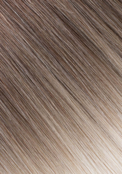 BELLAMI Professional Flex Weft 16" 120g Dark Brown/Creamy Blonde #2/#24 Ombre Hair Extensions