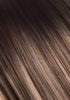 BELLAMI Silk Seam 50g 20" Volumizing Weft Dark Brown/Dirty Blonde (2/18) Clip-In Hair Extension