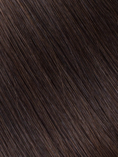 BELLAMI Professional Infinity Weft | 16" 60g Dark Brown #2 Natural Hair Extensions