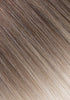 BELLAMI Professional Infinity Weft | 20" 80g Dark Brown/Creamy Blonde #2/#24 Ombre Hair Extensions
