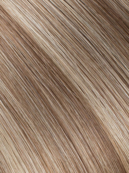 BELLAMI Professional Infinity Weft | 16" 60g Hot Toffee Blonde #6/#18 Highlights Hair Extensions
