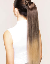 BELLAMI x Andrew Fitzsimons 20" The Ponytail 100g Mochachino Brown/Dirty Blonde (1C/18) Balayage