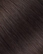 BELLAMI Silk Seam 140g 18" Mochachino Brown (1C) Natural Clip-In Hair Extensions