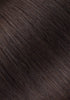 BELLAMI Silk Seam 50g 16" Volumizing Weft Mochachino Brown (1C) Natural Clip-In Hair Extension