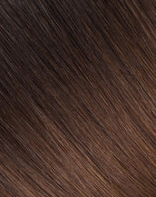 BELLAMI Professional Flex Weft 16" 120g Mochachino Brown/Chestnut Brown #1C/#6 Ombre Hair Extensions