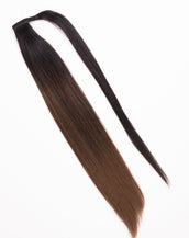 BELLAMI x Andrew Fitzsimons 20" The Ponytail 100g Off Black/Chocolate Brown (1B/4) Balayage