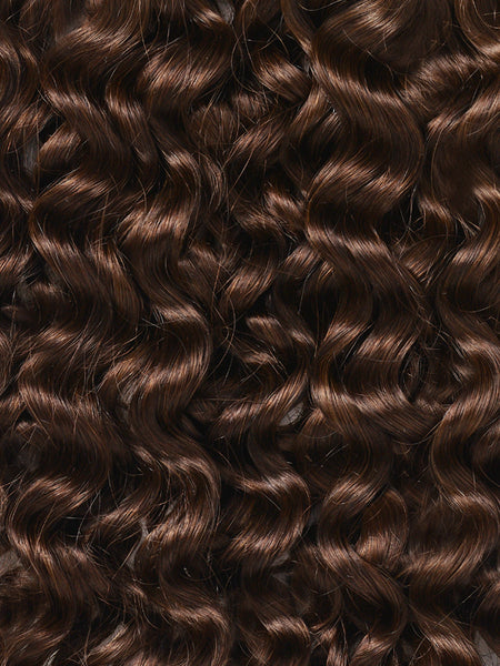 BELLAMI Professional Silk Seam™ | 230g  20" Chocolate Brown Natural (3A) Textured Hair Extensions
