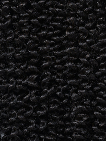 BELLAMI Professional Silk Seam™ | 240g  24" Jet Black Natural (3C) Textured Hair Extensions