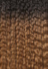 BELLAMI Professional Silk Seam™ | 200g 16" Off Black/Almond Brown Rooted Blowout Textured Hair Extensions
