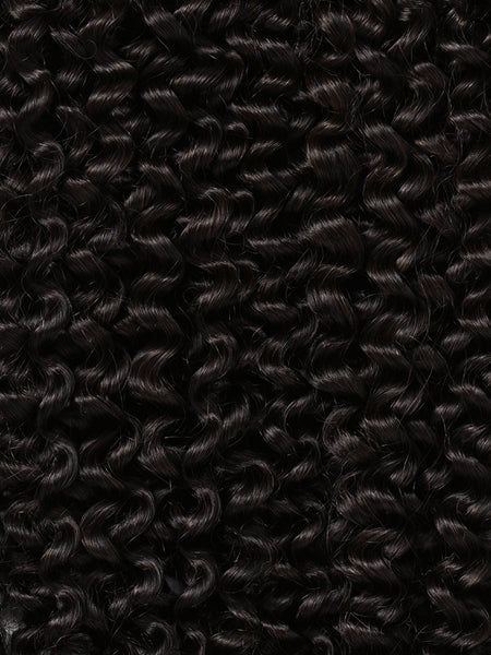 BELLAMI Professional Silk Seam™ | 200g 16" Off Black Natural (3C) Textured Hair Extensions