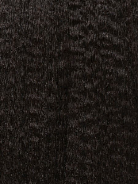 BELLAMI Professional Silk Seam™ | 240g  24" Off Black Natural Blowout Textured Hair Extensions