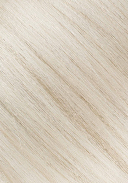 BELLAMI Silk Seam 50g 18" Volumizing Weft Platinum Blonde (80) Natural Clip-In Hair Extensions