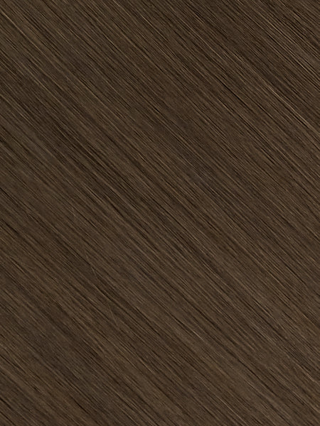 BELLAMI Professional I-Tips | 24" 25g Smokey Ash Brown #6C Natural Hair Extensions