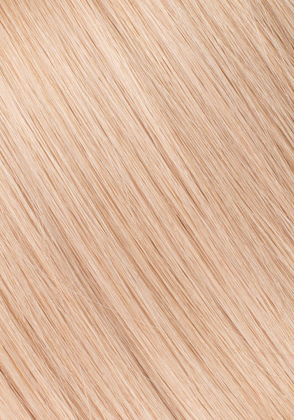 BELLAMI Silk Seam 55g 22" Volumizing Weft Strawberry Blonde (27) Natural Clip-In Hair Extension