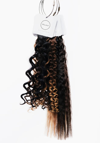 BELLAMI Professional Textured Hair Color Ring Bundle - 3A, 3C, Blow Out
