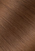 BELLAMI Silk Seam 60g 24" Volumizing Weft Almond Brown (7) Natural Clip-In Hair Extension