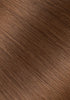 BELLAMI Silk Seam 50g 18" Volumizing Weft Almond Brown (7) Natural Clip-In Hair Extensions