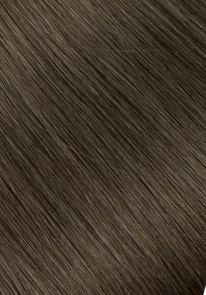 BELLAMI Professional Flex Weft 24" 175g Walnut Brown #3 Natural Hair Extensions