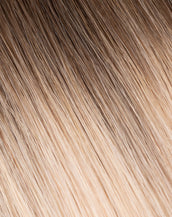 BELLAMI Professional Flex Weft 24" 175g Walnut Brown/Ash Blonde Rooted (3/60) Rooted Hair Extensions