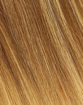 BELLAMI Silk Seam 50g 20" Volumizing Weft Warm Brown/Honey Blonde (17/24) Ombre Clip-In Hair Extension