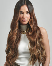 BELLAMI Professional Infinity Weft 16" 60g Espresso Smokeshow #1C/24/6C Hybrid Blends Hair Extensions