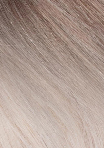 BELLAMI Silk Seam 180g 20" White Mocha Balayage Clip-In Hair Extensions