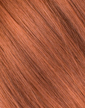 BELLAMI Silk Seam 140g 18" Vibrant Red (33) Natural Clip-In Hair Extensions