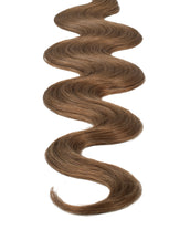 BELLAMI Professional Tape-In 20" 50g Ash Brown #8 Natural Body Wave Hair Extensions