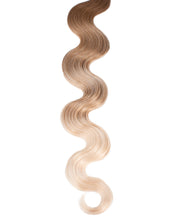 BELLAMI Professional Volume Weft | 16" 120g Ash Brown/Ash Blonde #8/#60 Balayage Body Wave Hair Extensions