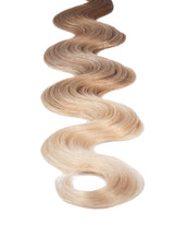 BELLAMI Professional Volume Weft | 16" 120g Ash Brown/Ash Blonde #8/#60 Balayage Body Wave Hair Extensions