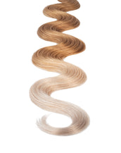 BELLAMI Professional Keratin Tip 20" 25g  Ash Brown/Golden Blonde #8/#610 Ombre Body Wave Hair Extensions