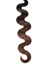 BELLAMI Professional Keratin Tip 22" 25g  Chocolate mahogany #1B/#2/#4 Sombre Body Wave Hair Extensions