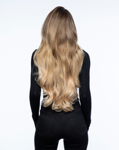 BELLAMI Silk Seam 180g 20" Cool Brown/Dirty Blonde (17/18) Highlight Clip-In Hair Extensions