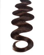 BELLAMI Professional Keratin Tip 24" 25g  Dark Brown #2 Natural Body Wave Hair Extensions